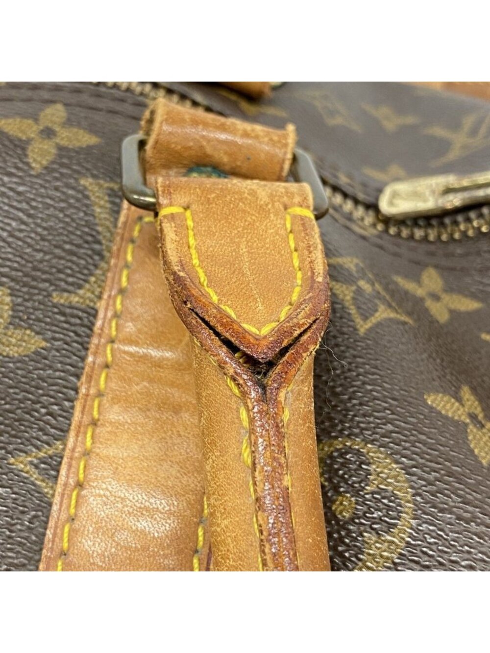 Louis Vuitton Boston Bag Monogram Keepall 55 Brown - Picture 8 of 10
